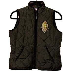 Vintage Polo Ralph Lauren Wms Sz Petite XS Reversible Crest & Equestrian Lining